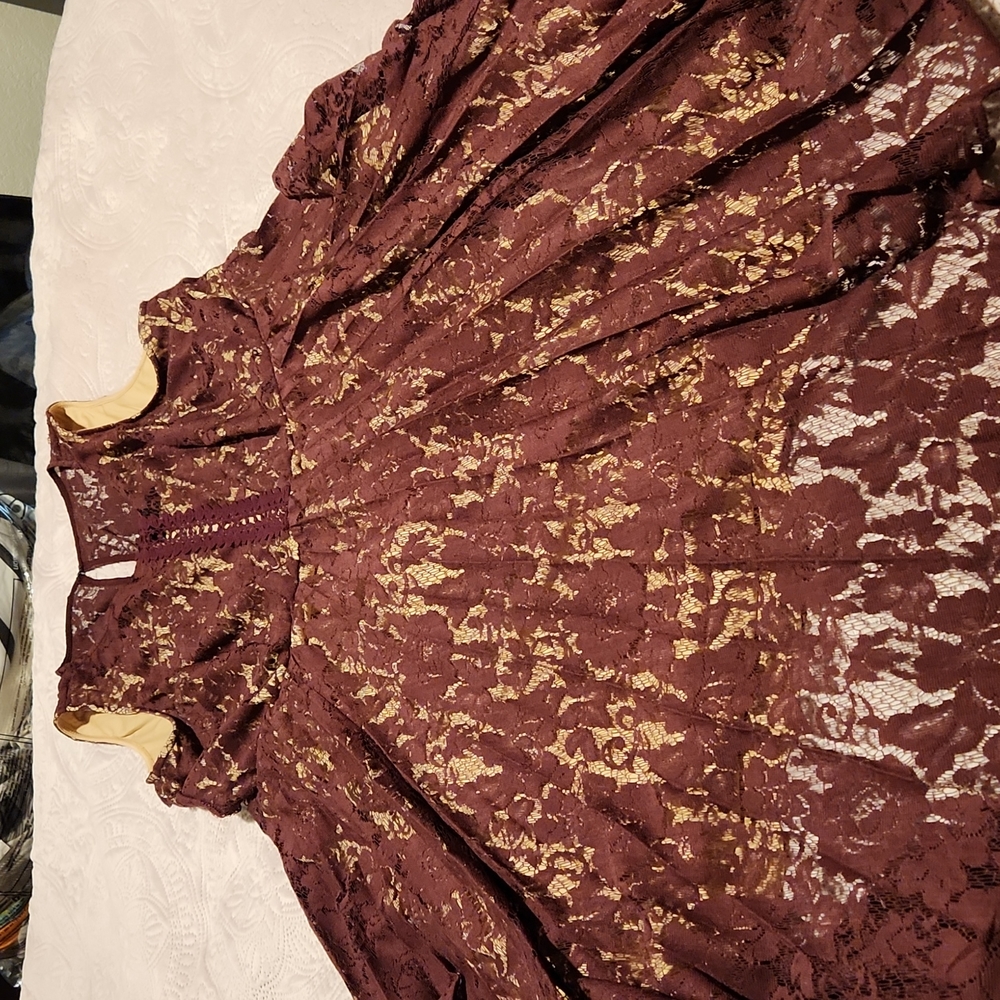 Lane bryant 22/24  lace dress with matching sweater used once cardigan same size